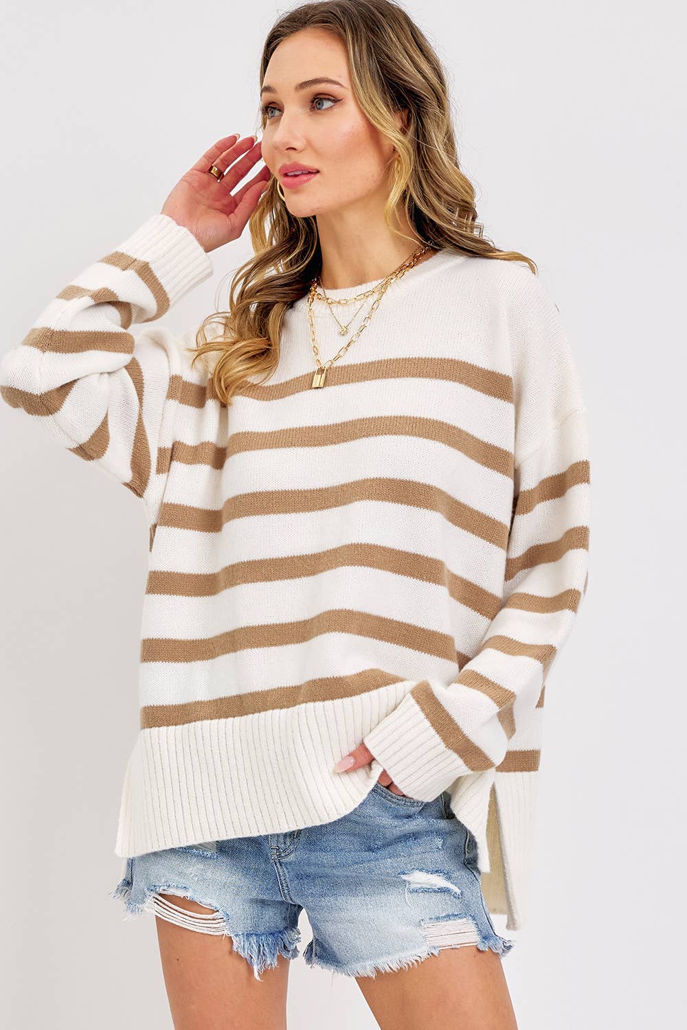 Cozy Szn Striped Sweater