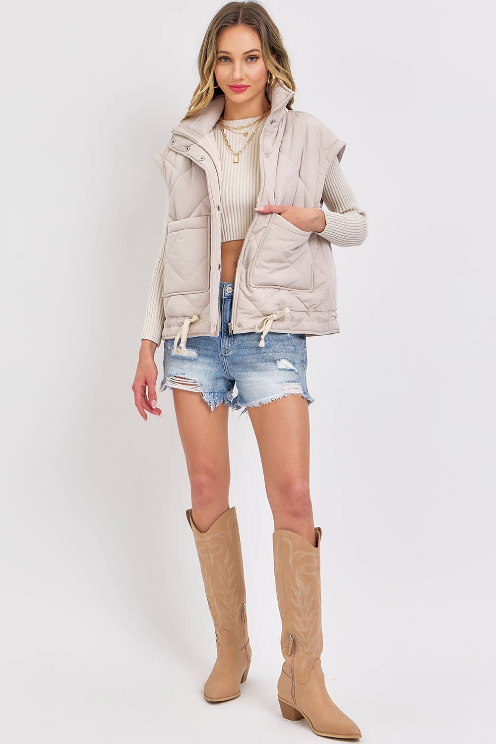 Cuddle Weather Side Tie Vest