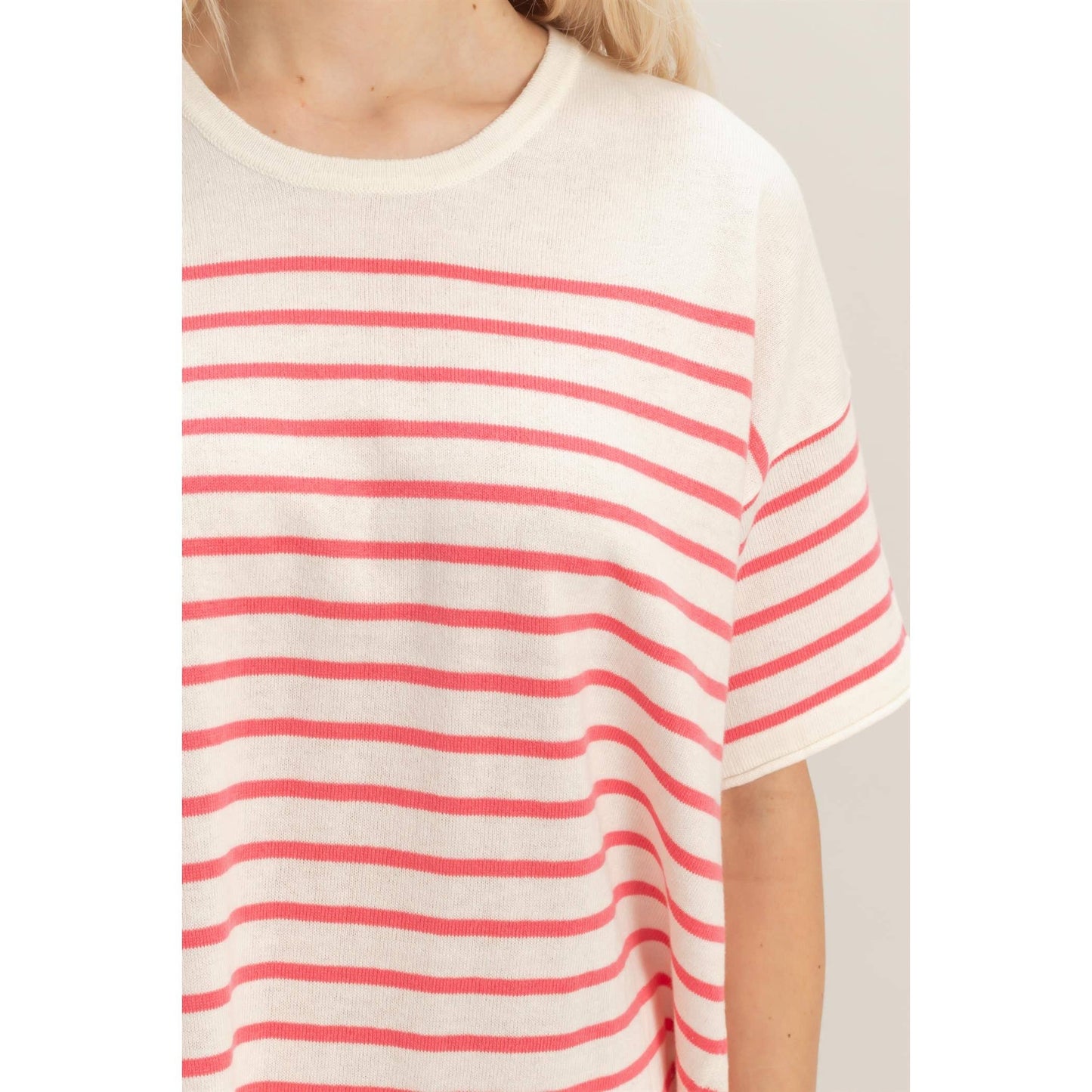 Piper Striped Sleeve Top