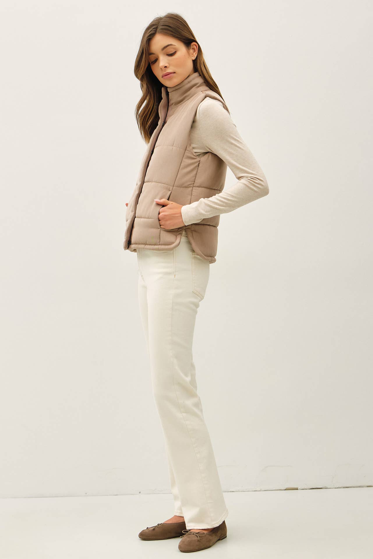 Mocha Suede Vest
