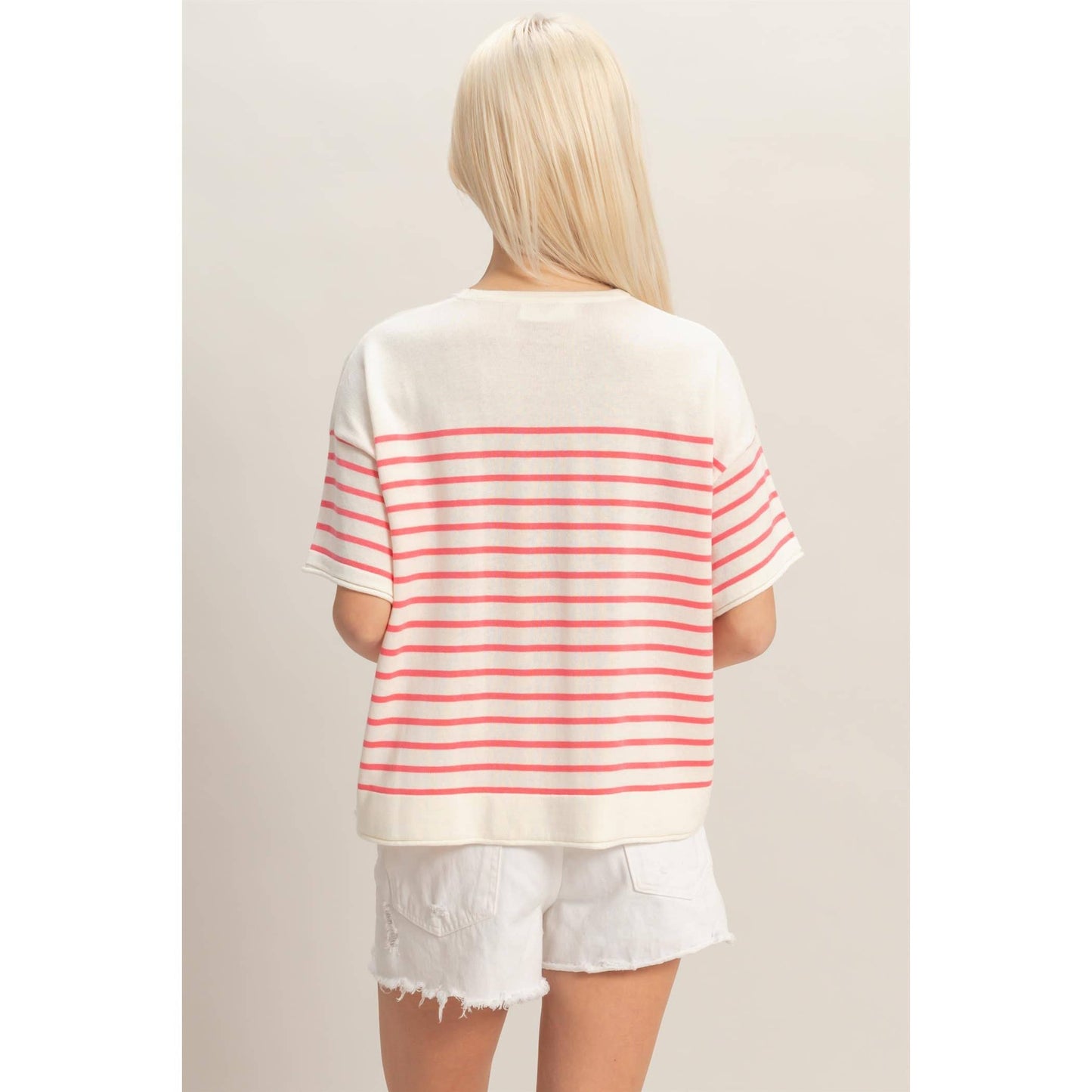 Piper Striped Sleeve Top