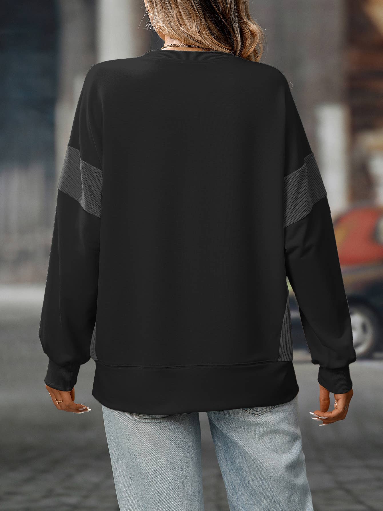 Night on the Town Side Slit Pullover