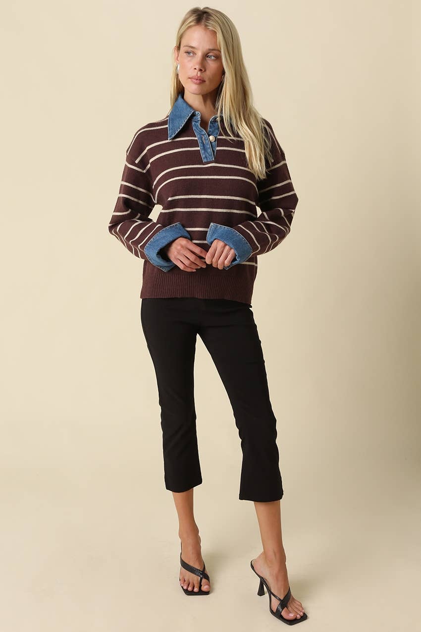Hadley Striped Layered Sweater