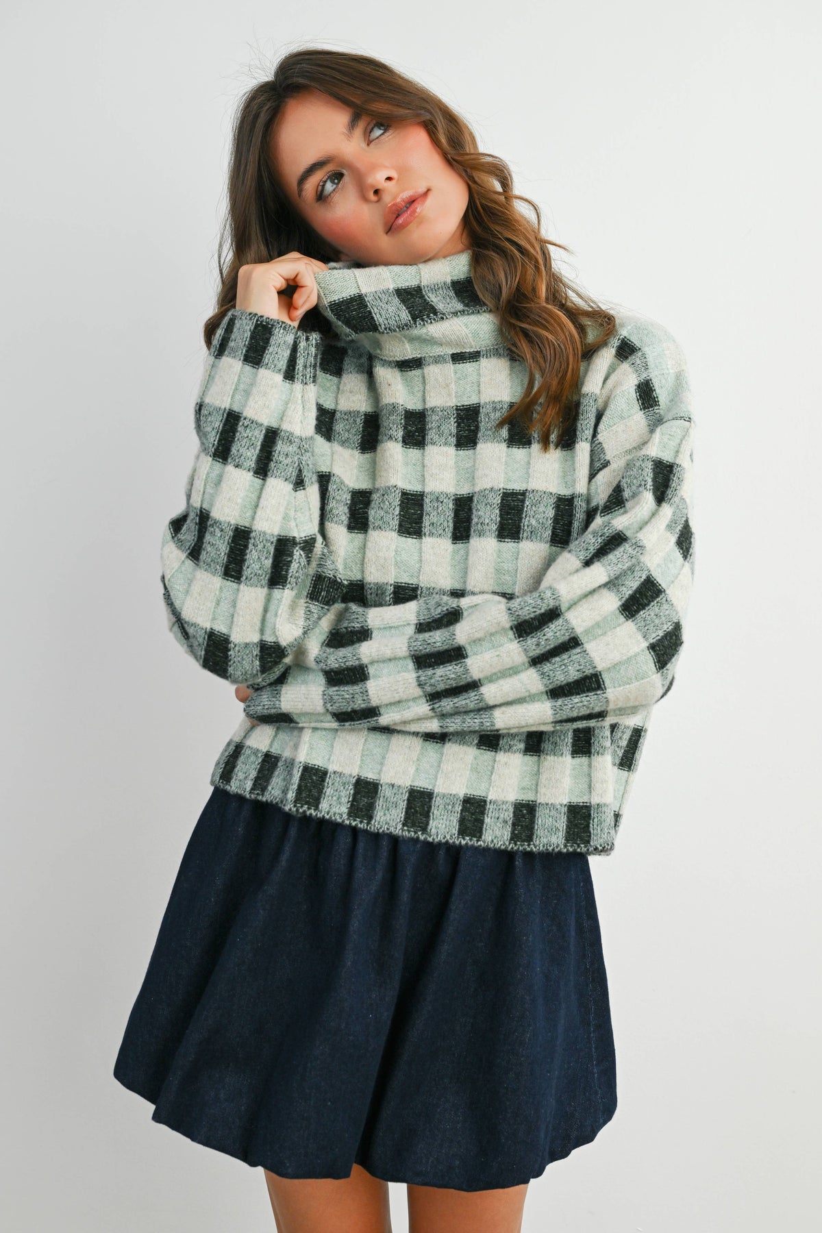 Mad in Plaid Sweater