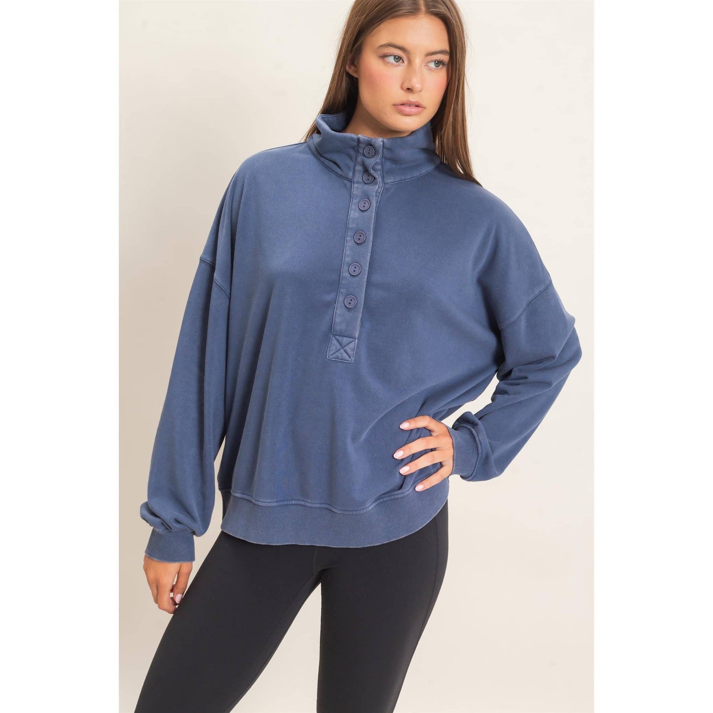 Cozy Vibes Mineral Wash Sweatshirt