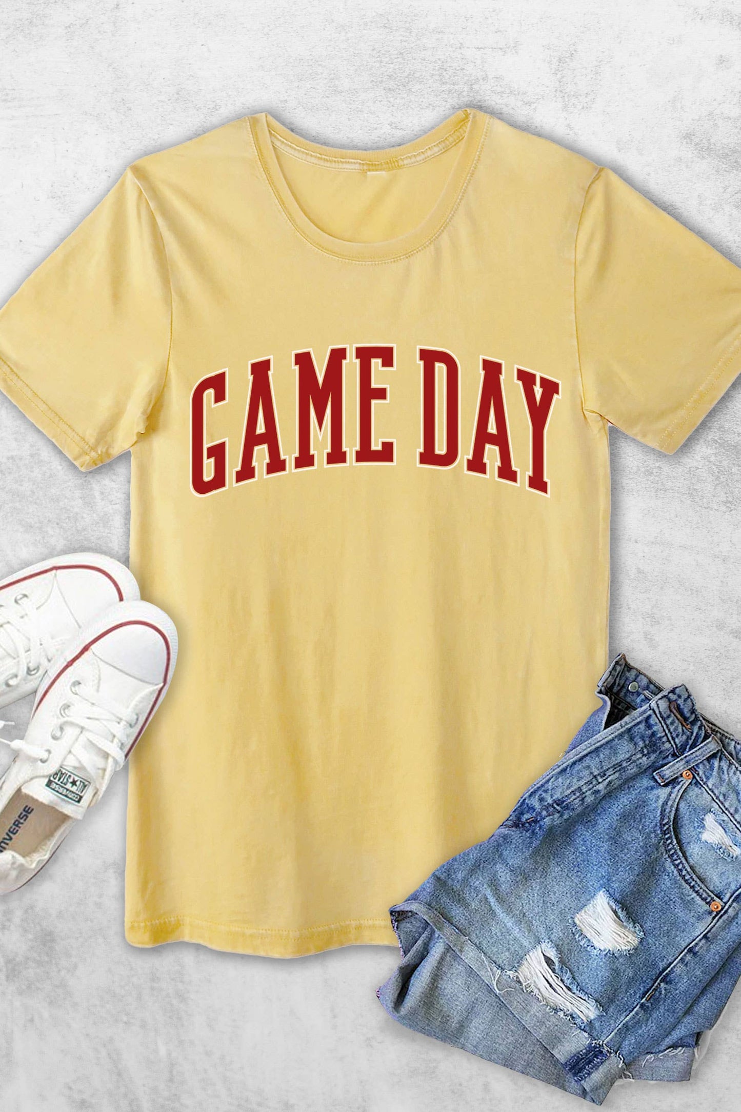 ISU Game Day Puff Mustard Tee