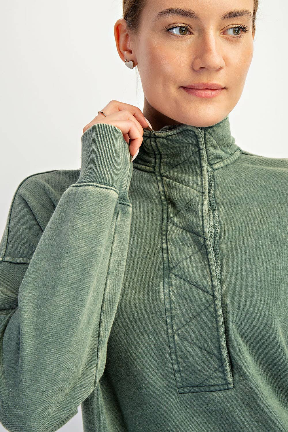 On the Go Cozy Snap Pullover