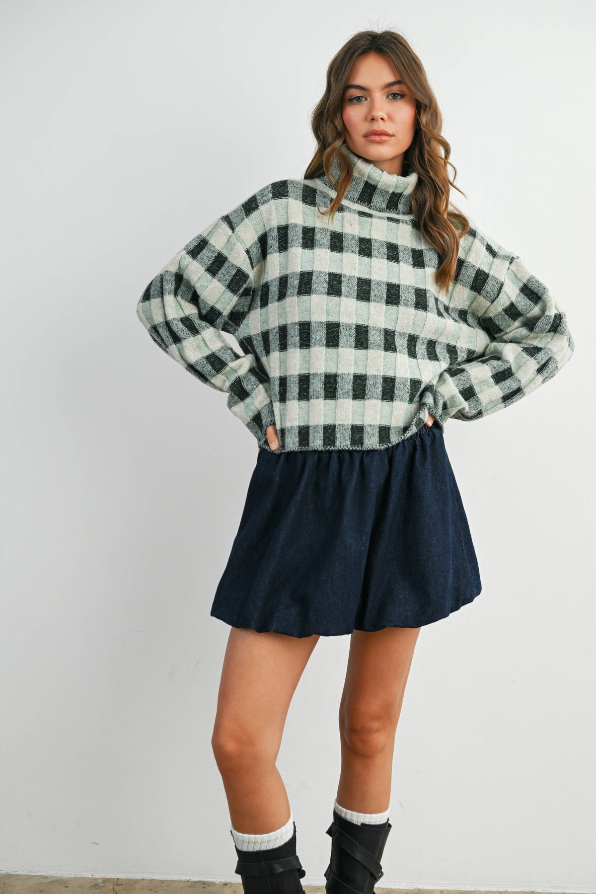 Mad in Plaid Sweater