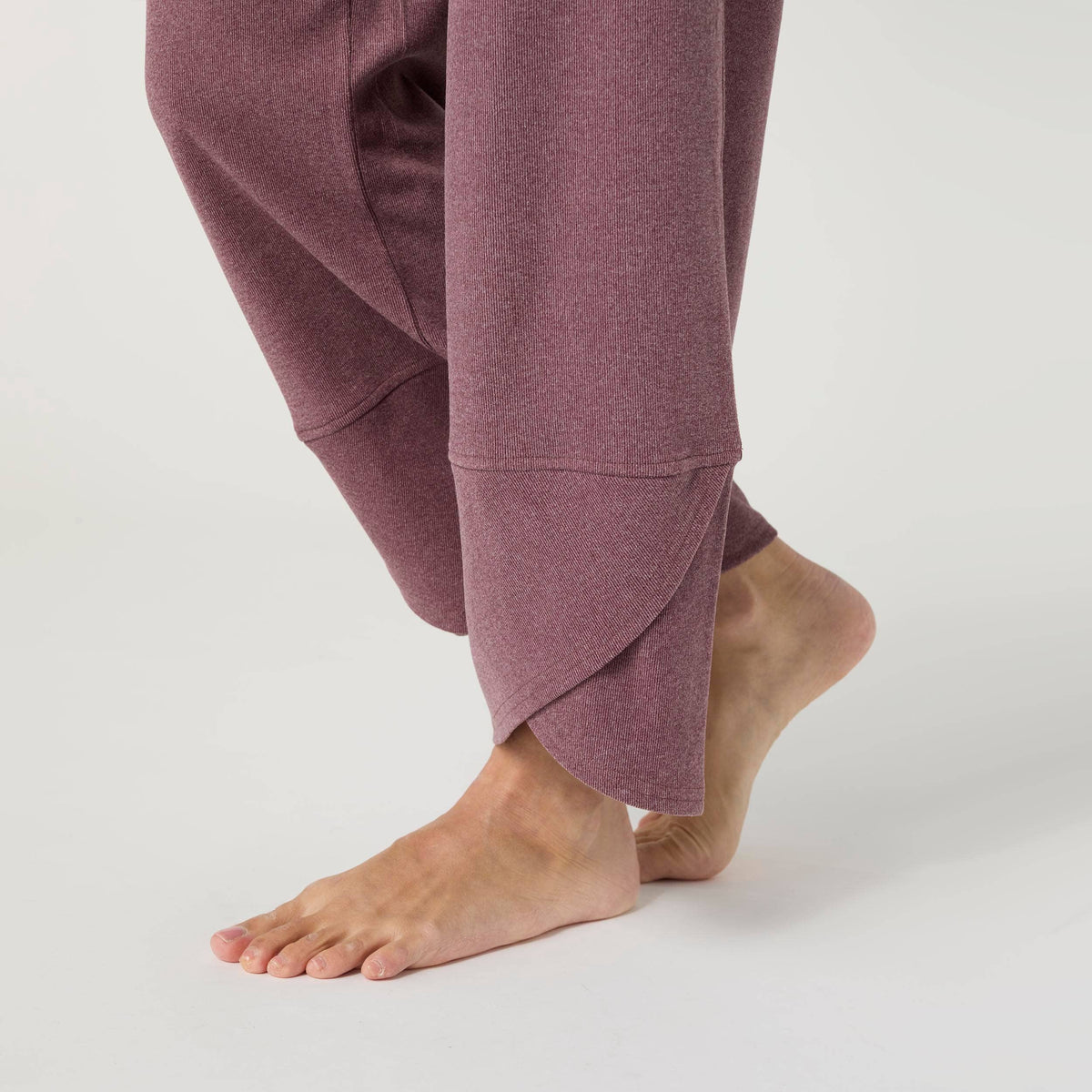Weekend Brushed Scalloped Wide Leg Pants