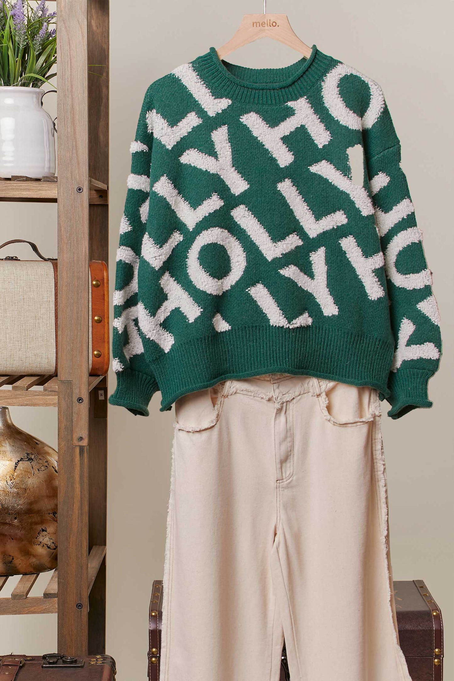 Holly Jolly Crew Neck Sweater