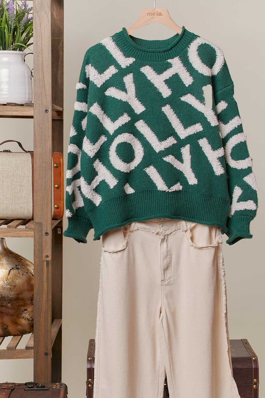 Holly Jolly Crew Neck Sweater