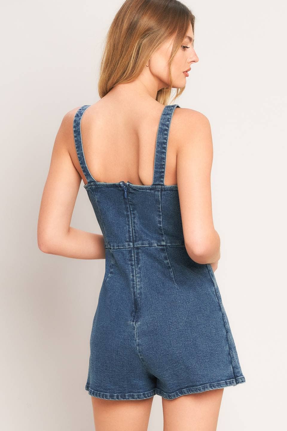 It's all indigo Romper