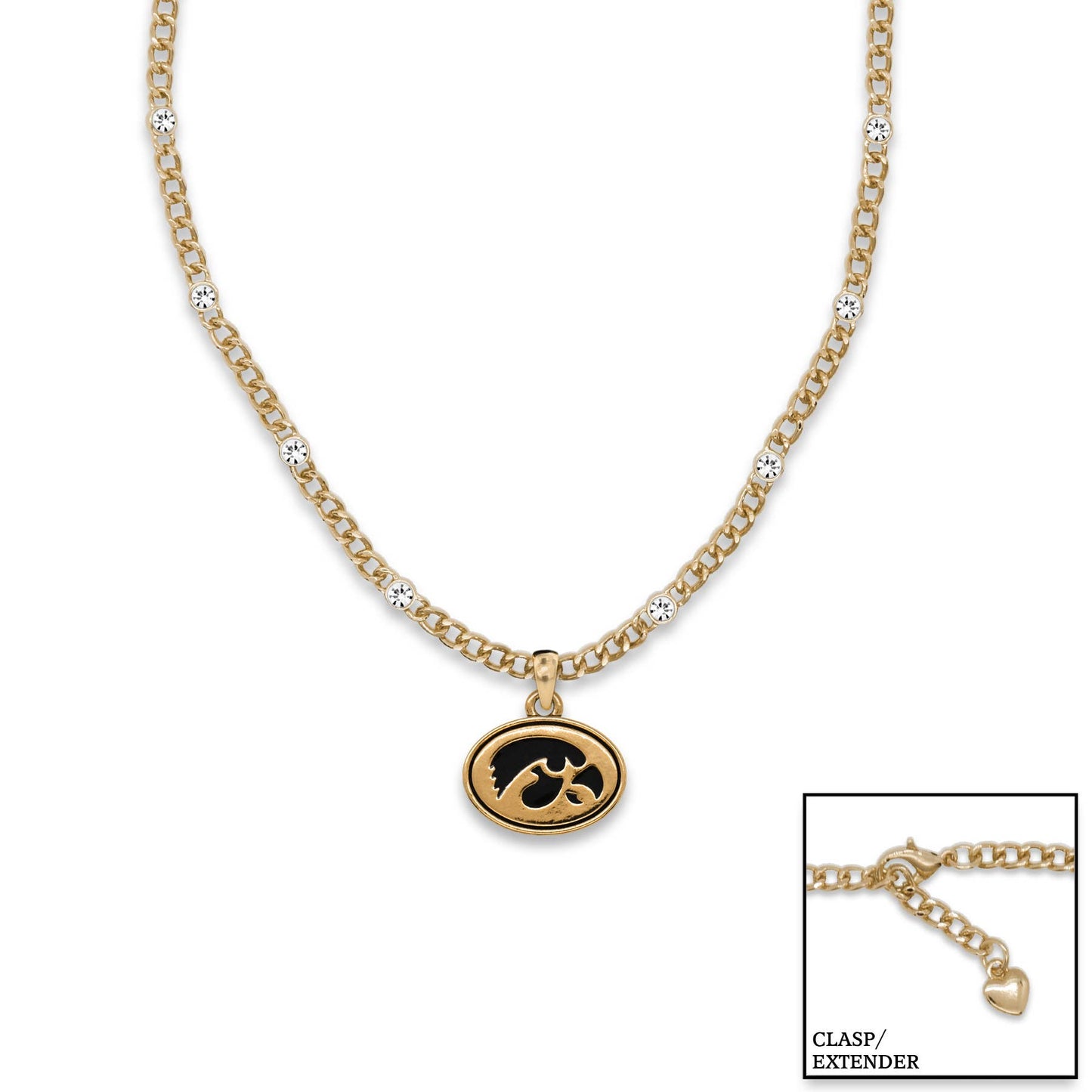 Iowa Hawkeyes Lydia Gold Necklace