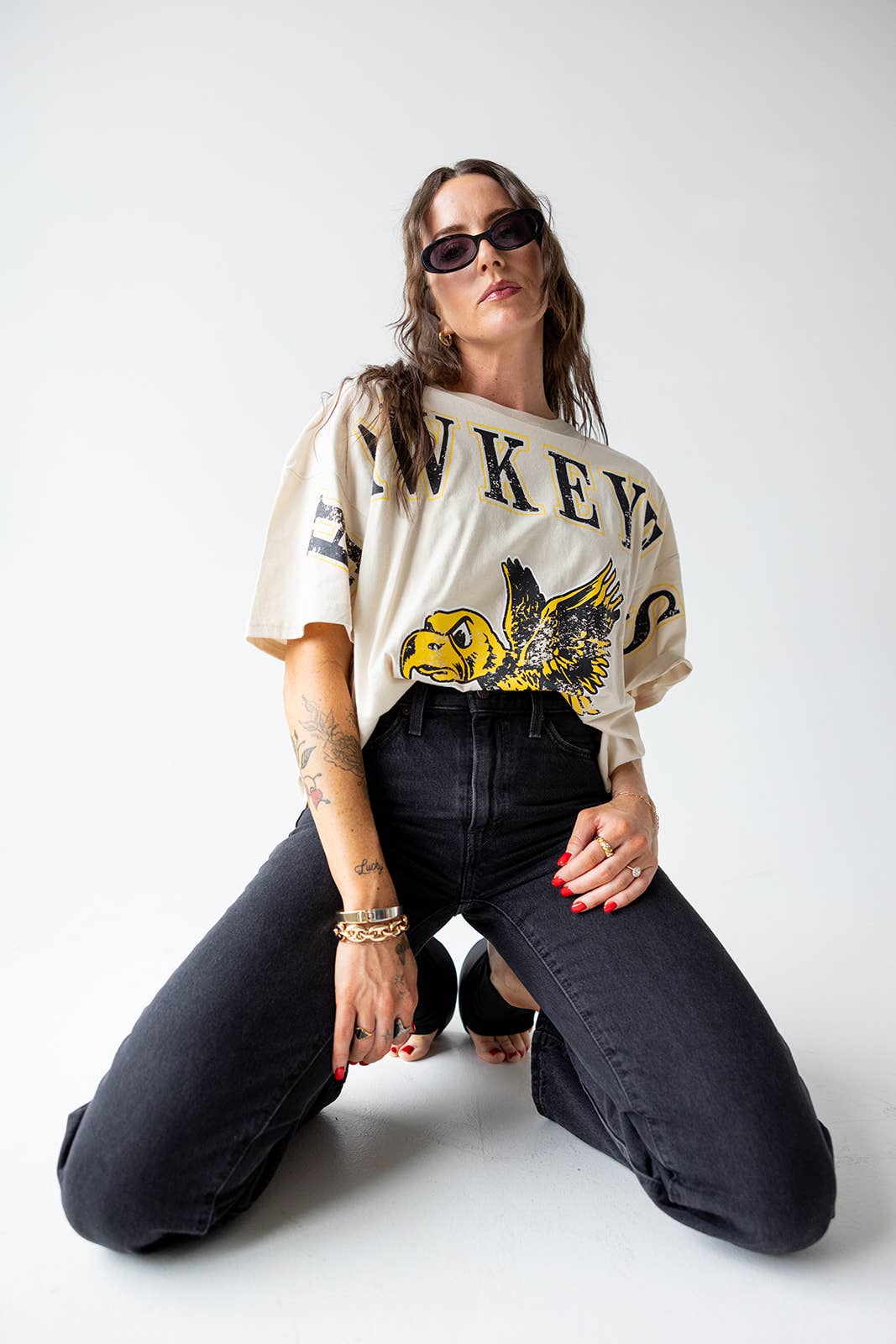 Iowa Split Oversized Tee