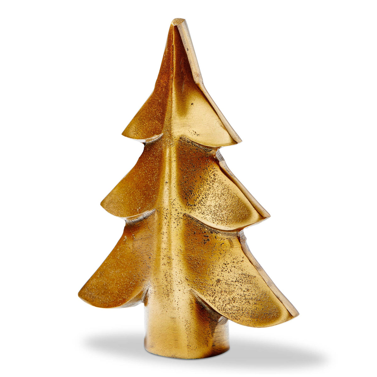 Large Antique Brass Metal Christmas Tree Decor