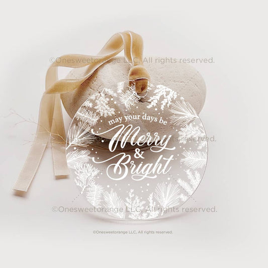 Merry & Bright Ornament