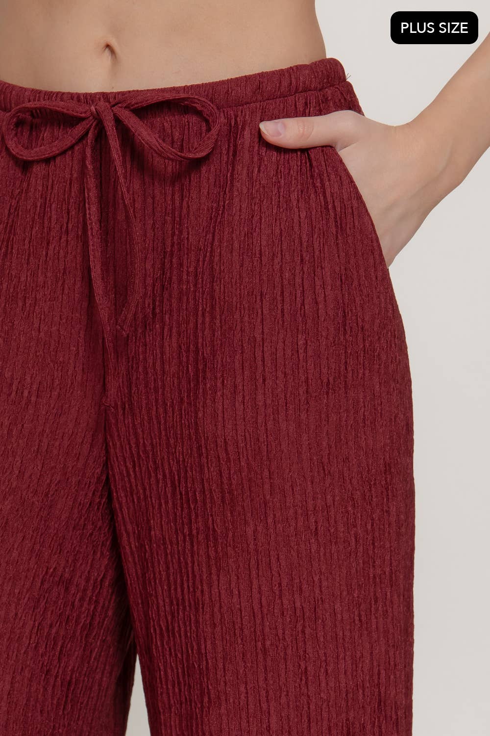 PLUS Crinkle Pallazo Pant