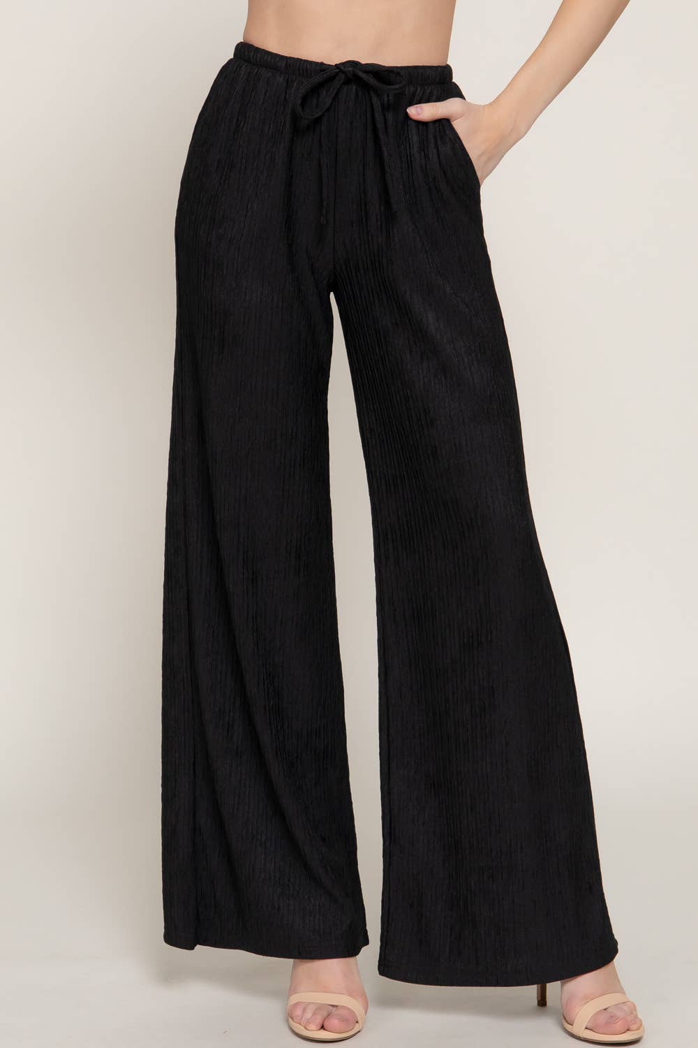 Crinkle Pallazo Pant