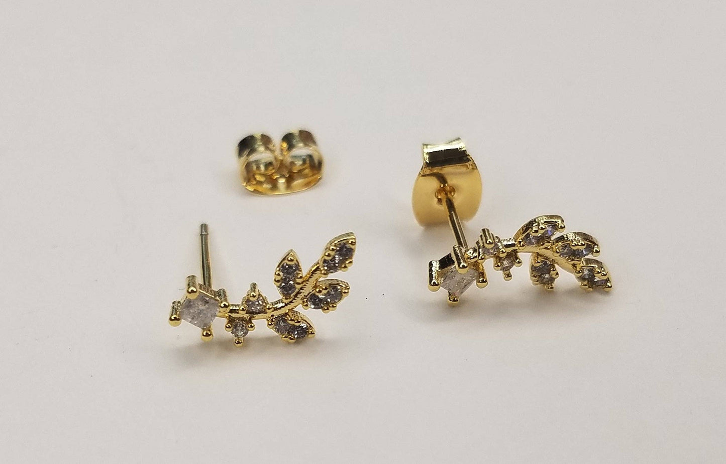 Delicate Leaf Post Earring