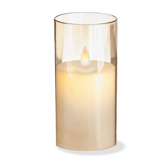 Amber Hurricane Glass