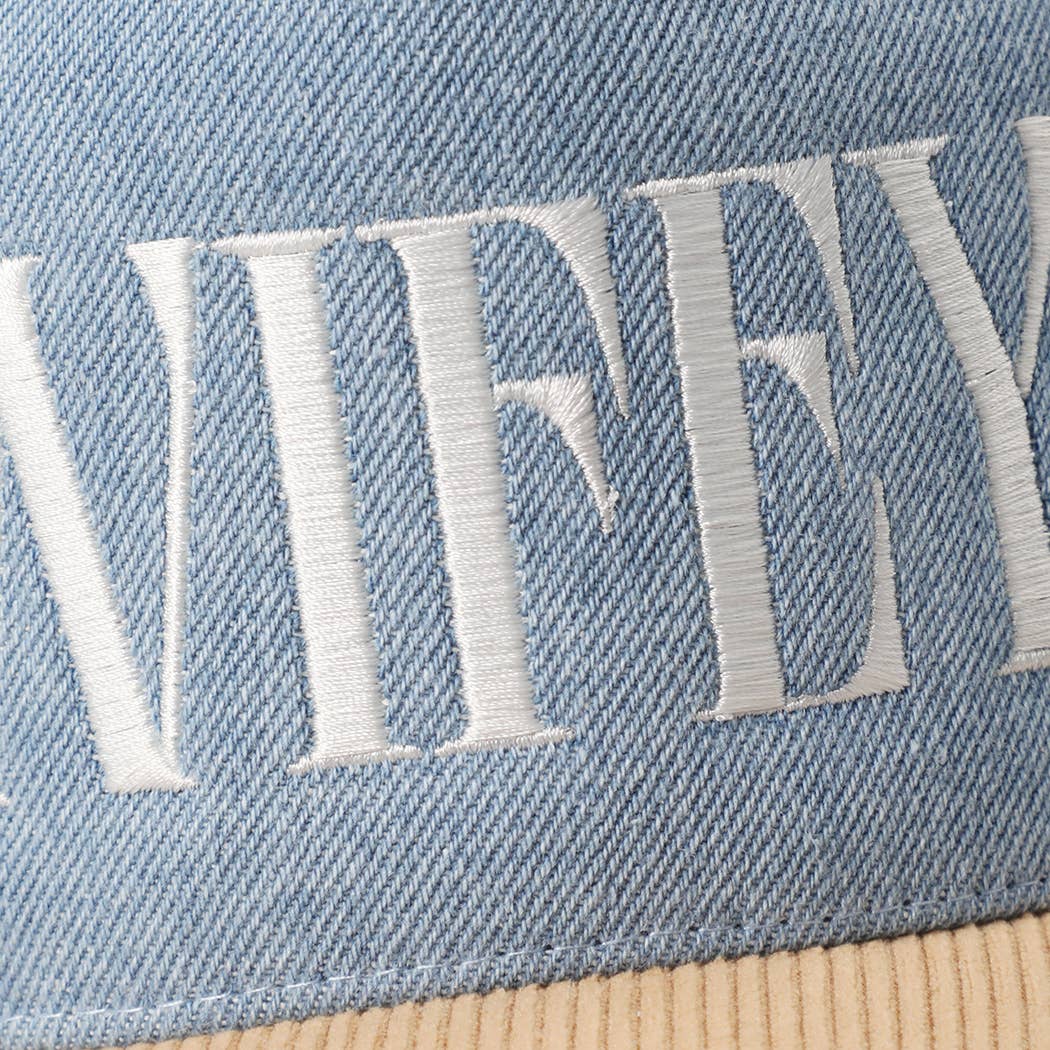 WIFEY Denim Corduroy Trucker Hat