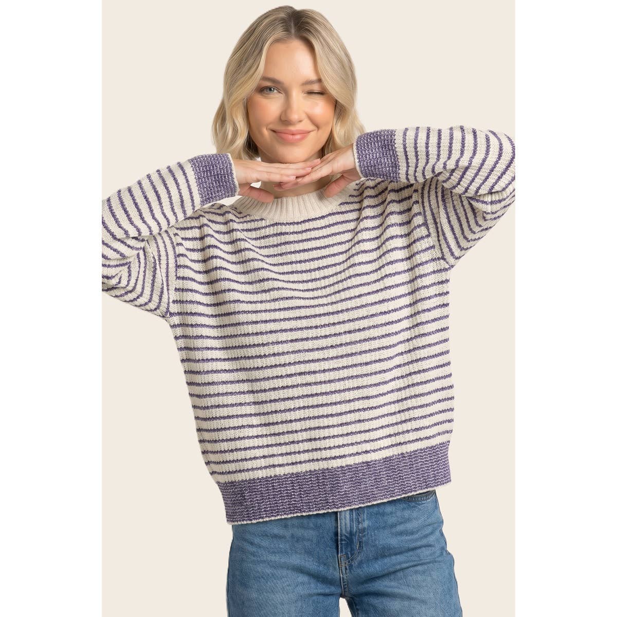 Pretty in Plum Sweater