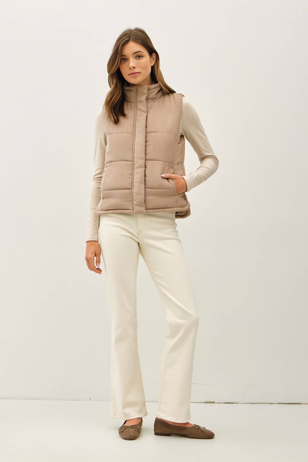 Mocha Suede Vest