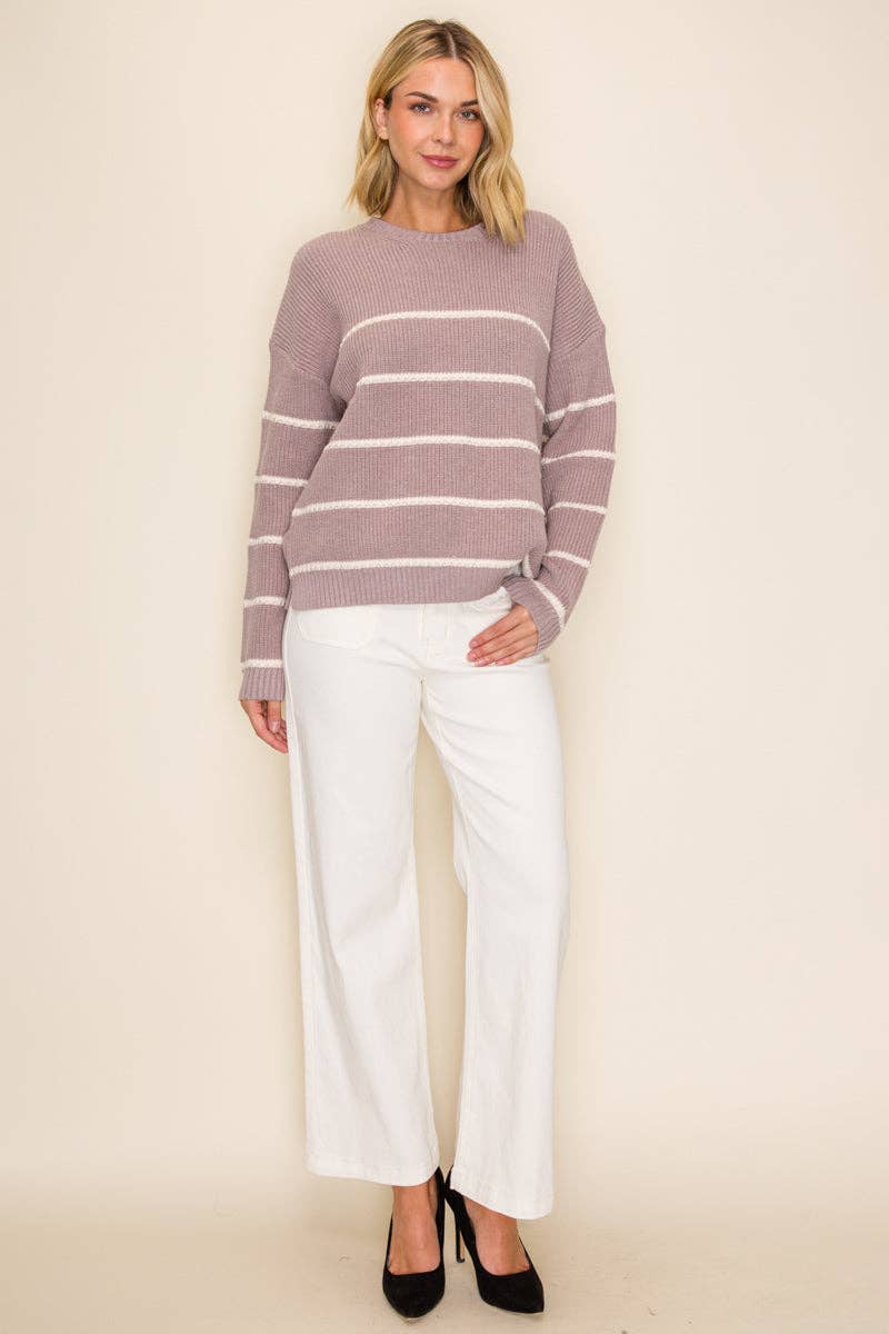 Madly in Mauve Sweater