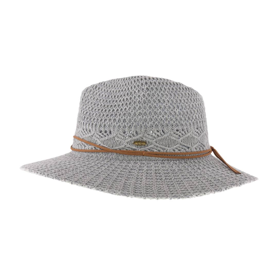 Cotton Knit Panama Hat