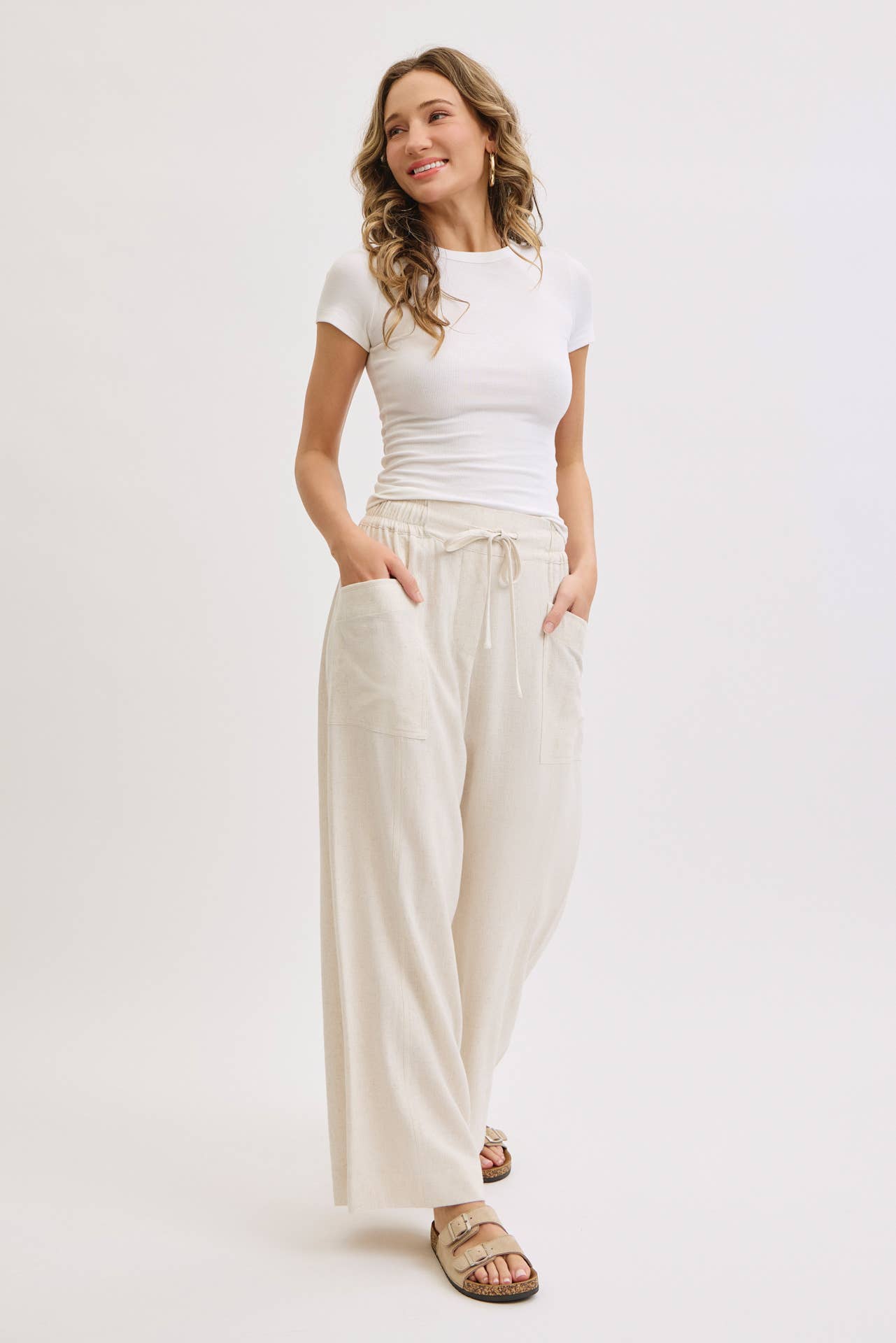 Jet Setting Linen Pant