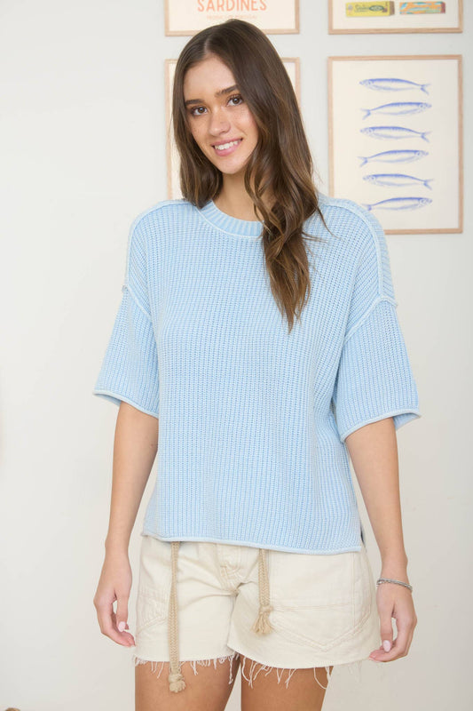 Boxy Girl Knit Top