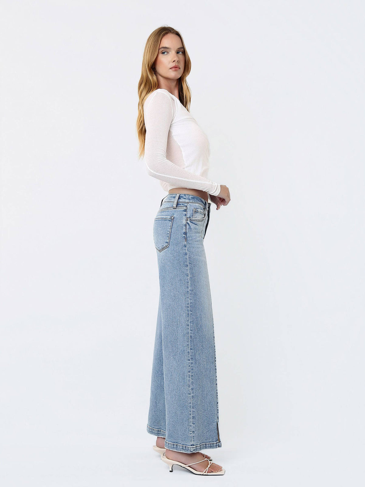 Haley Midrise Sideseam Denim