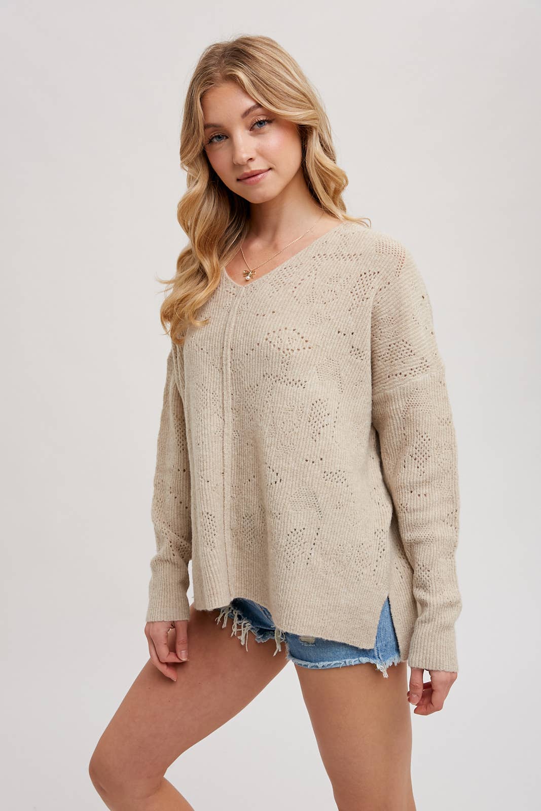 Vneck Spring Sweater