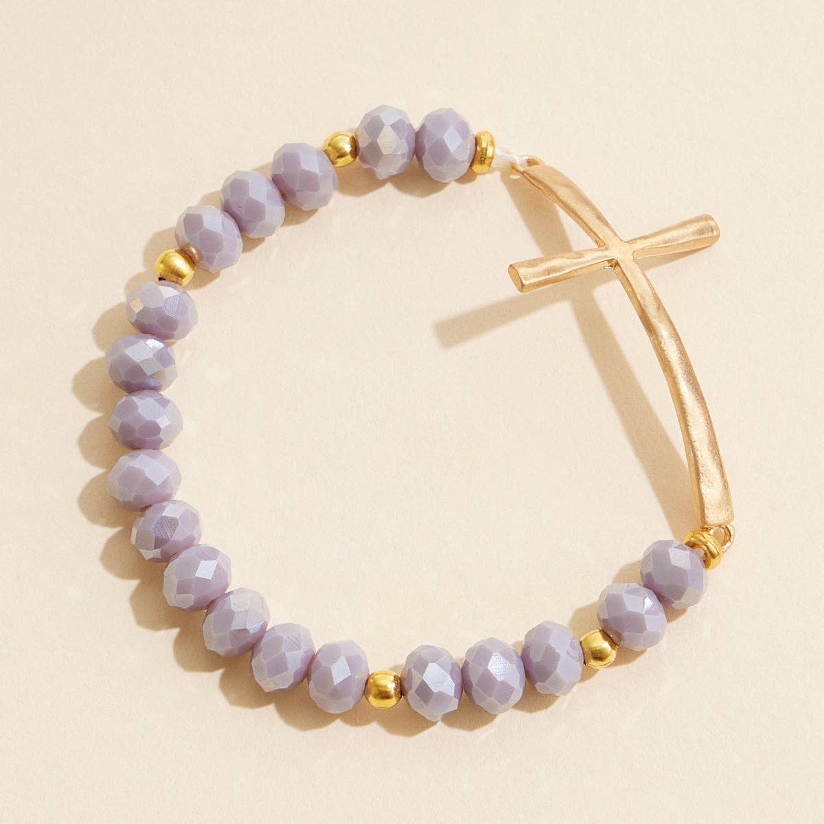 Beaded Cross Bracelet NEW