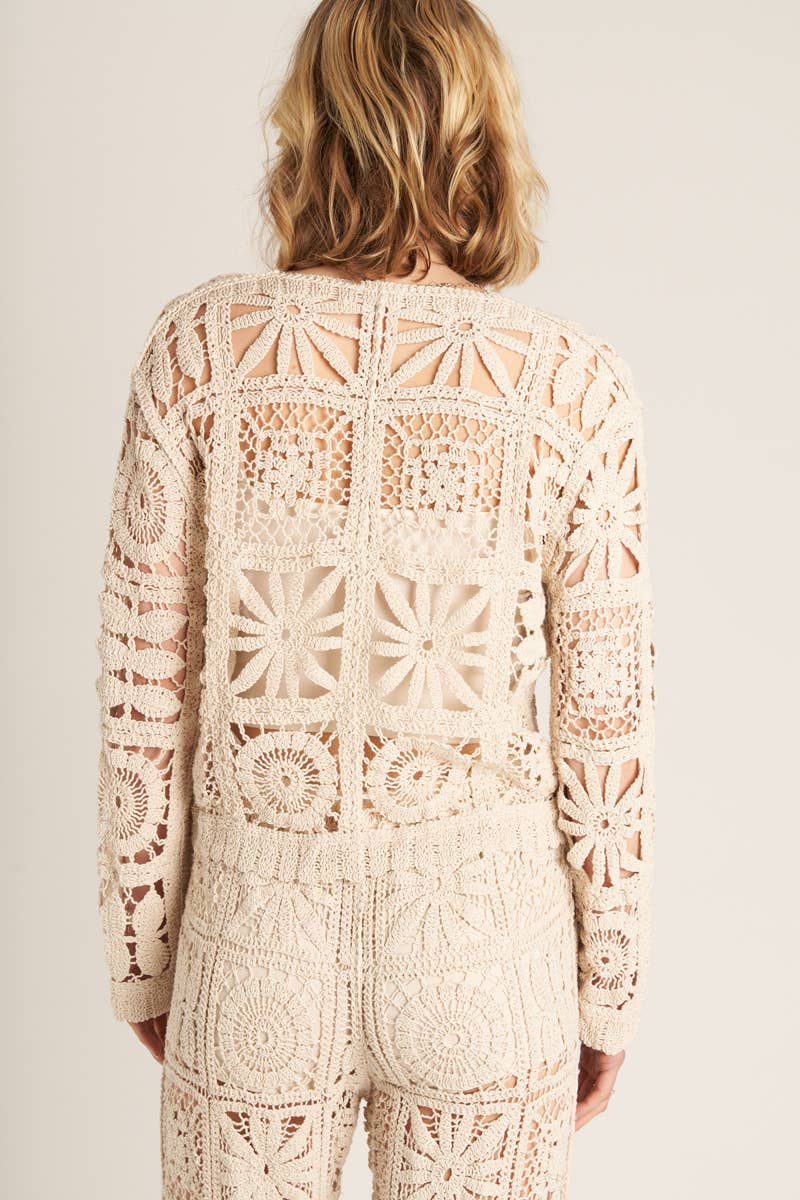 Granny Core Crochet Cardigan