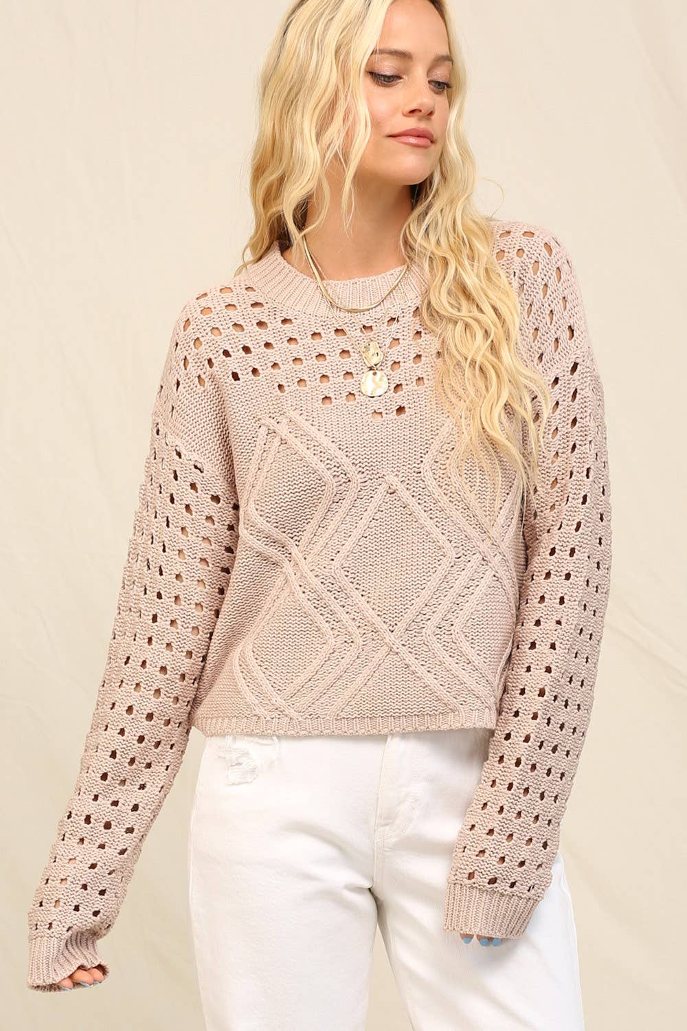 Dottie Crop Sweater