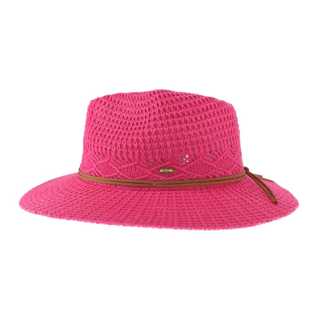 Cotton Knit Panama Hat