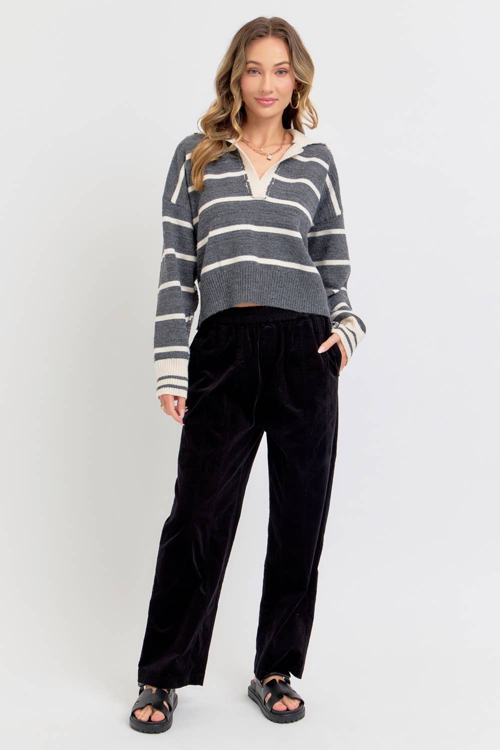Savannah Collared Sweater