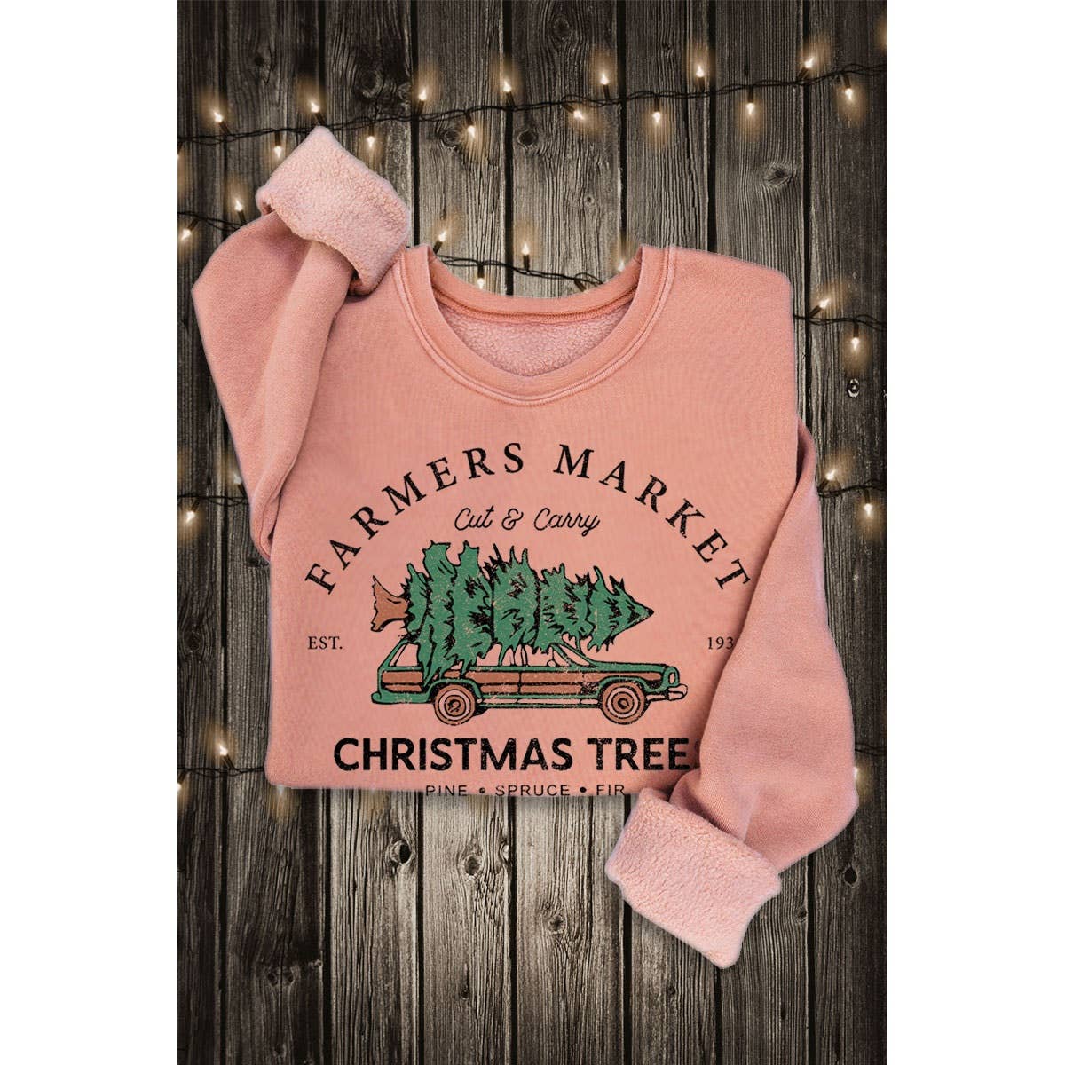 FARMERS MARKET CUT MINERAL GRAPHIC SWEATSHIRTS