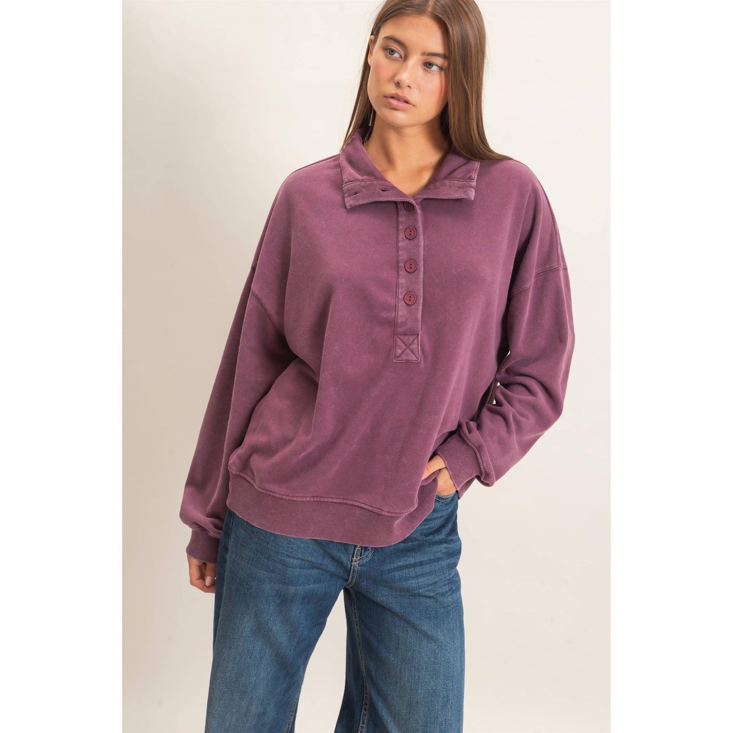 Cozy Vibes Mineral Wash Sweatshirt