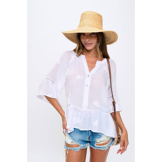 Happy Days Peplum Top
