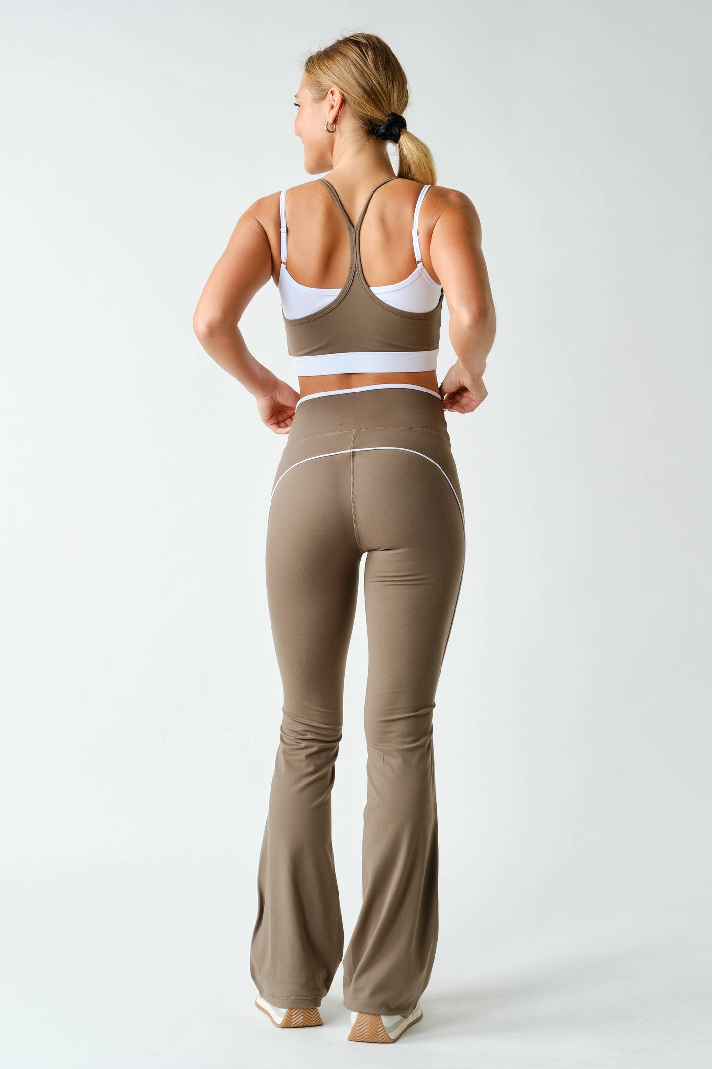 Venice Contrast Double Strap Sports Bra