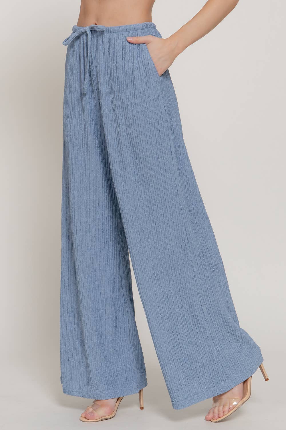 Crinkle Pallazo Pant
