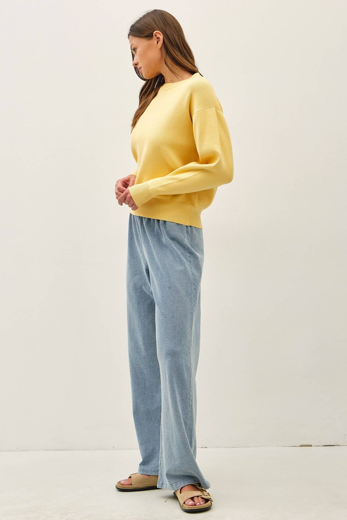 Ivy League Crop Sweatshirt