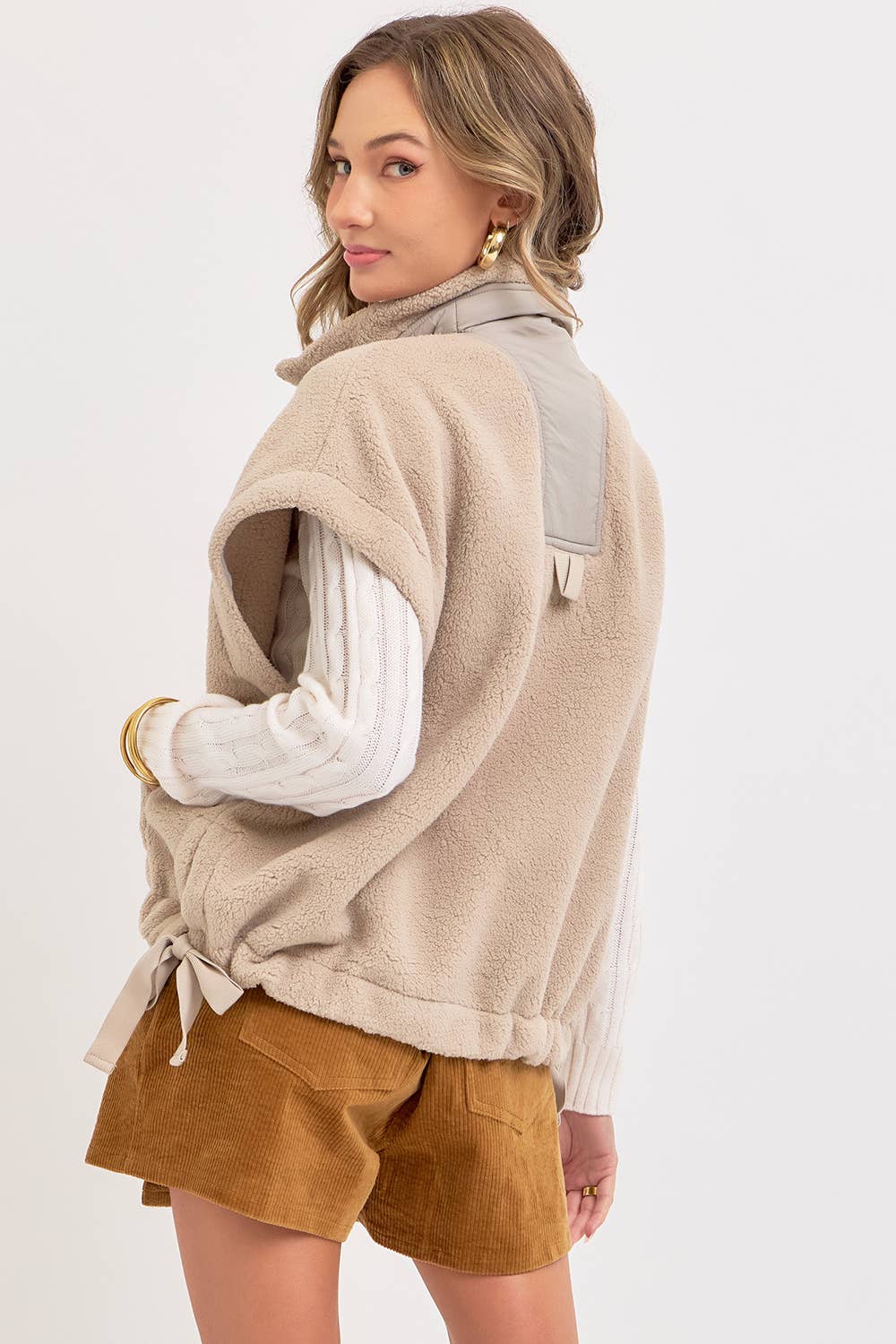 Cozy Are We Fleece Vest