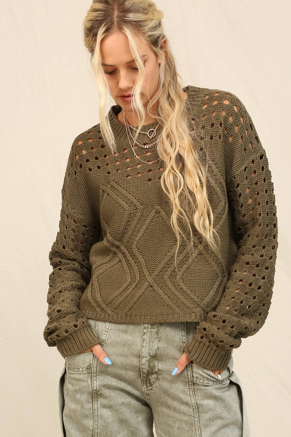 Dottie Crop Sweater