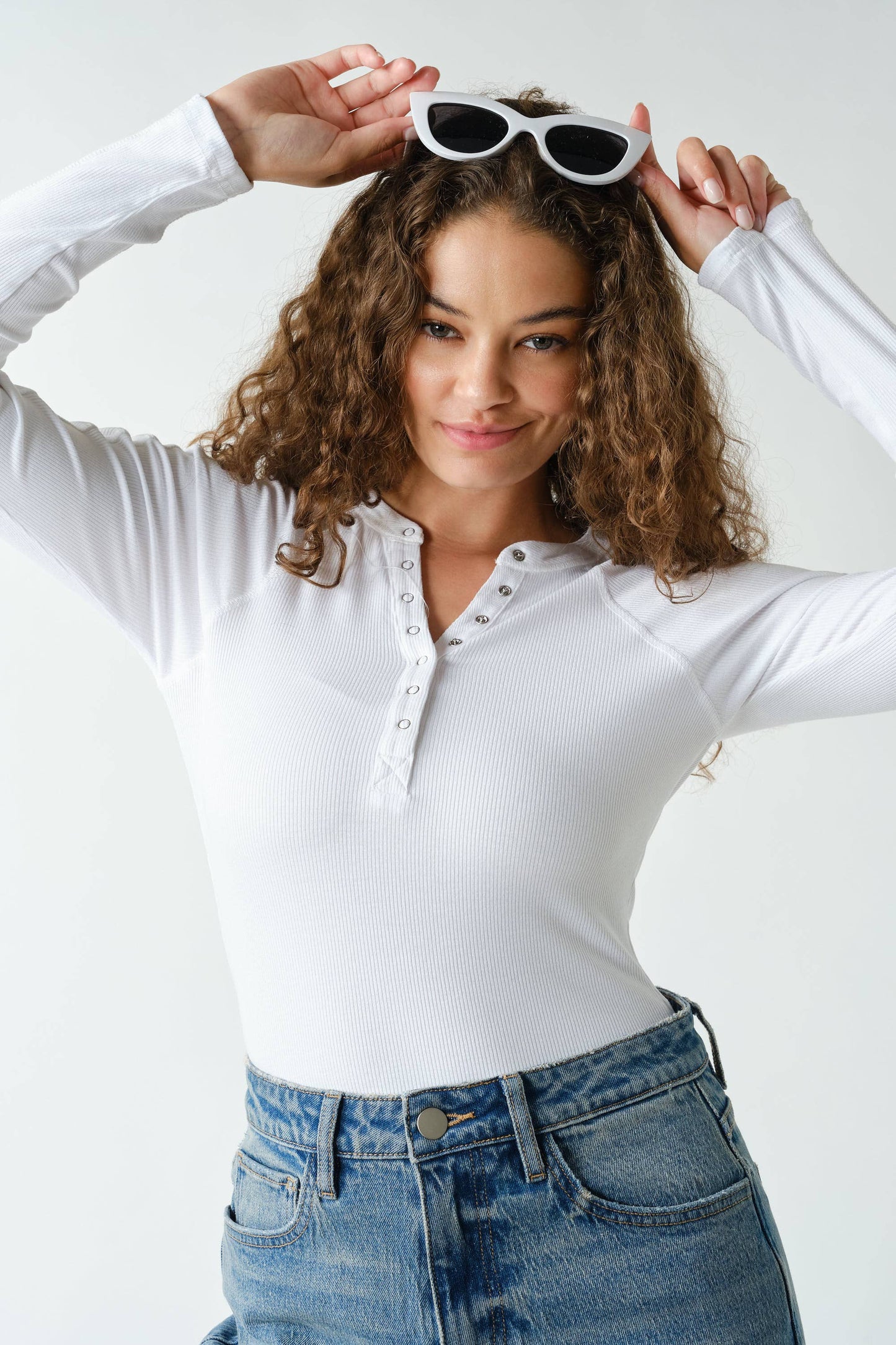 Go with the Flo Henley Top