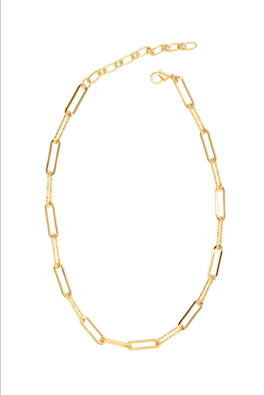 16.5+ Paperclip Chain Necklace