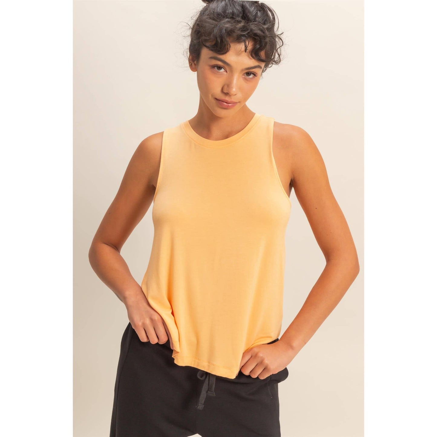 Basic Babe Rayon Flow Tank