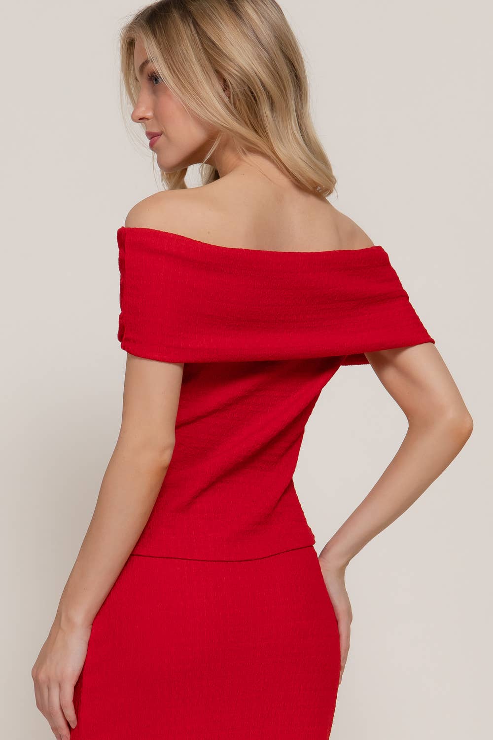 Come Sail Away Off Shoulder Top